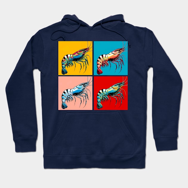 Pop Freshwater Shrimp - Cool Aquarium Fish Hoodie by PawPopArt